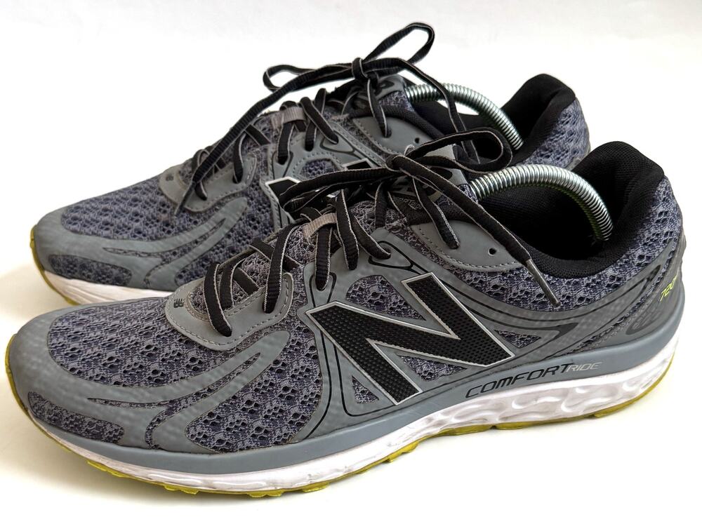 New Balance 720v3 Running Walking Sneakers Gray Yellow Size 11.5 Regular